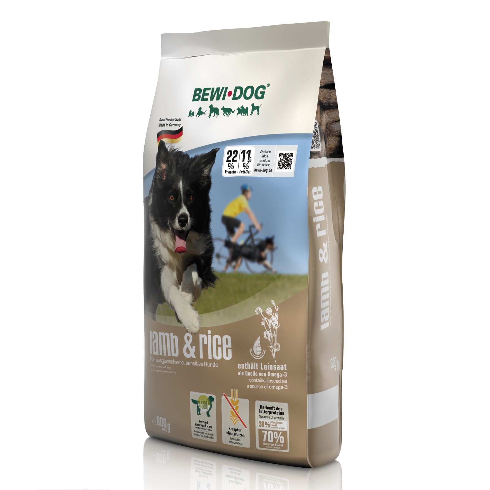 Bewi Dog Janjetina i riža 800 g