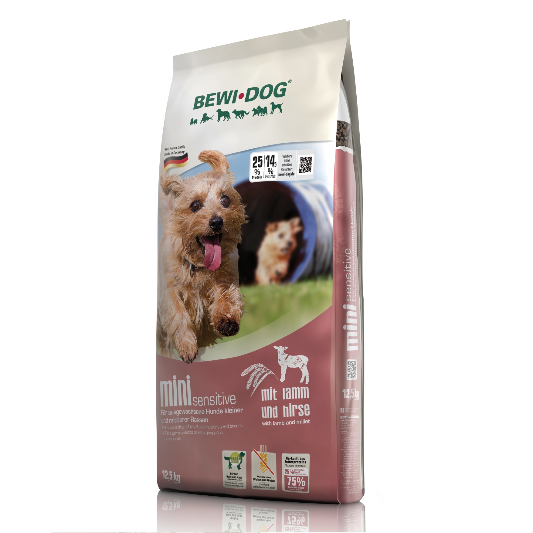 Bewi Dog Mini sensitive janjetina i proso 12,5 kg