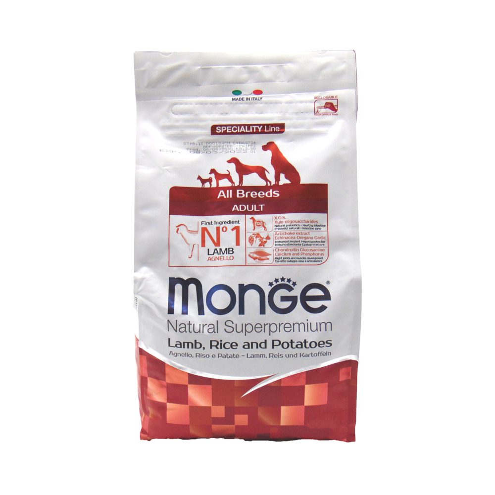 Monge All breed janjetina/riža/krumpir 15 kg