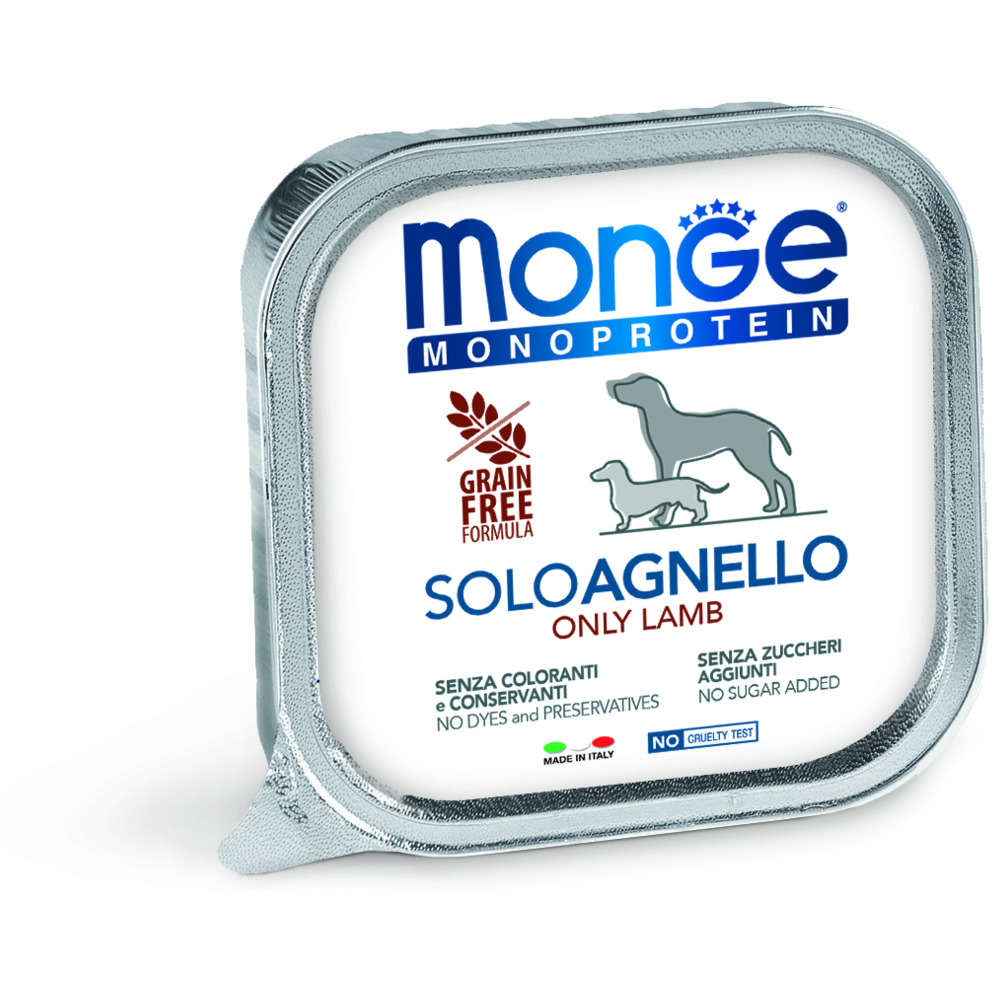 Monge Dog Pate Monoprotein 100% janjetina 150 g