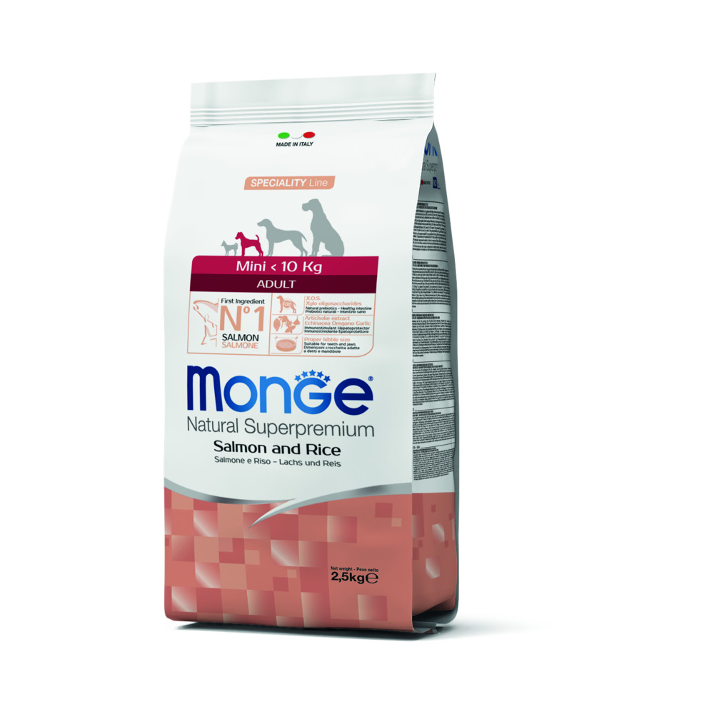Monge Mini losos i riža 2,5 kg