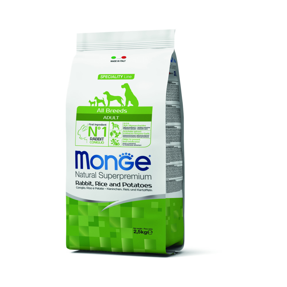 Monge Rabbit/Rice i Potato 2,5 kg