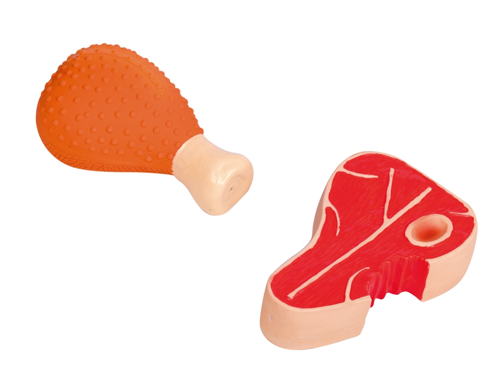 Nobby Igračka latex Barbecue 13,5+15 cm