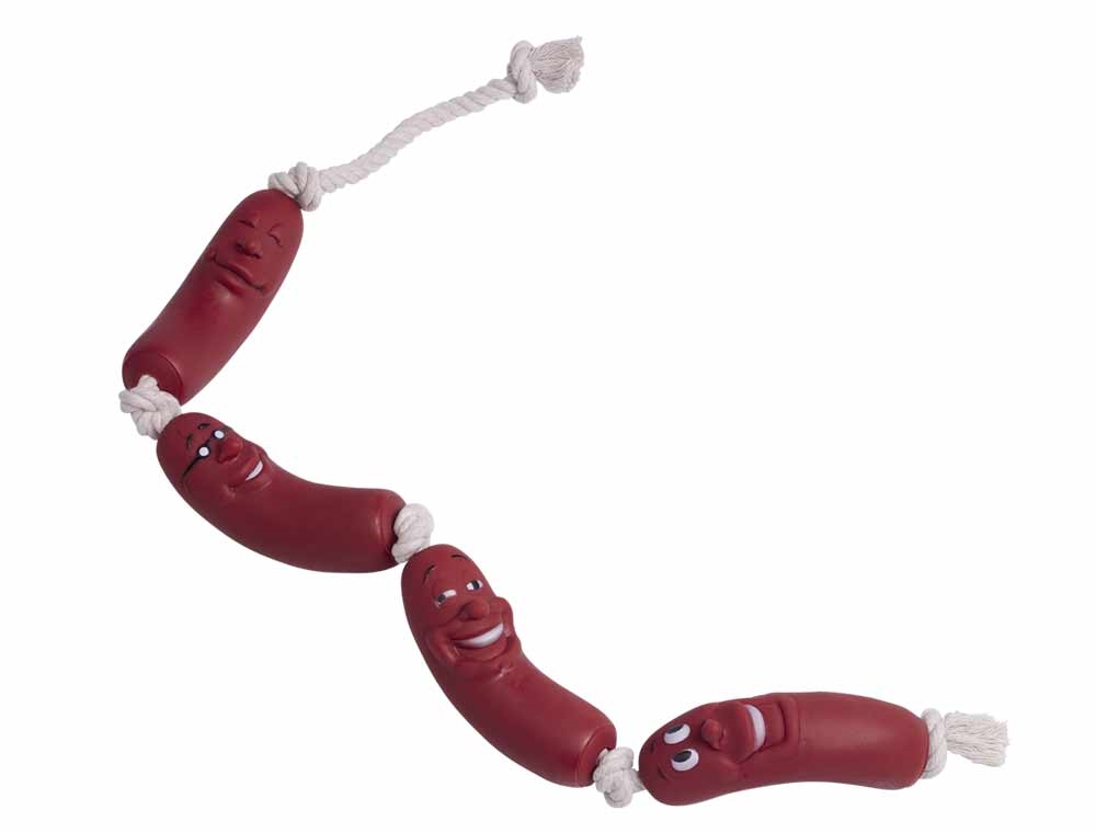 Nobby Igračka kobasica Classic na špagi 4kom 75cm