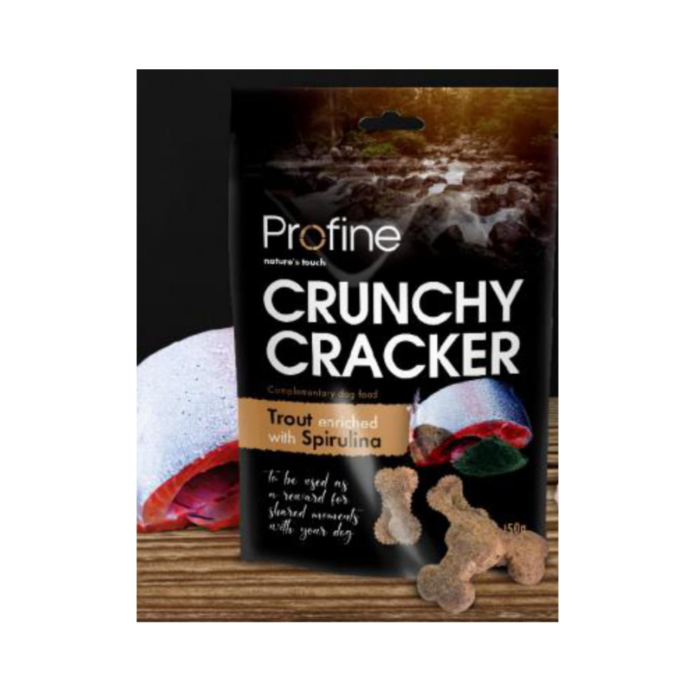 Profine Crunchy Cracker pastrva i spirulina 150 g
