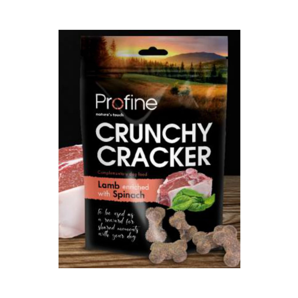 Profine Crunchy Cracker Janjetina i špinat 150 g