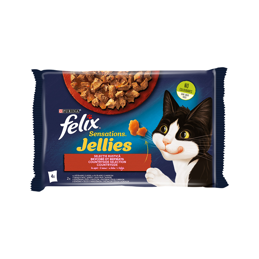 Felix Sensations - govedina i piletina 4x85 g