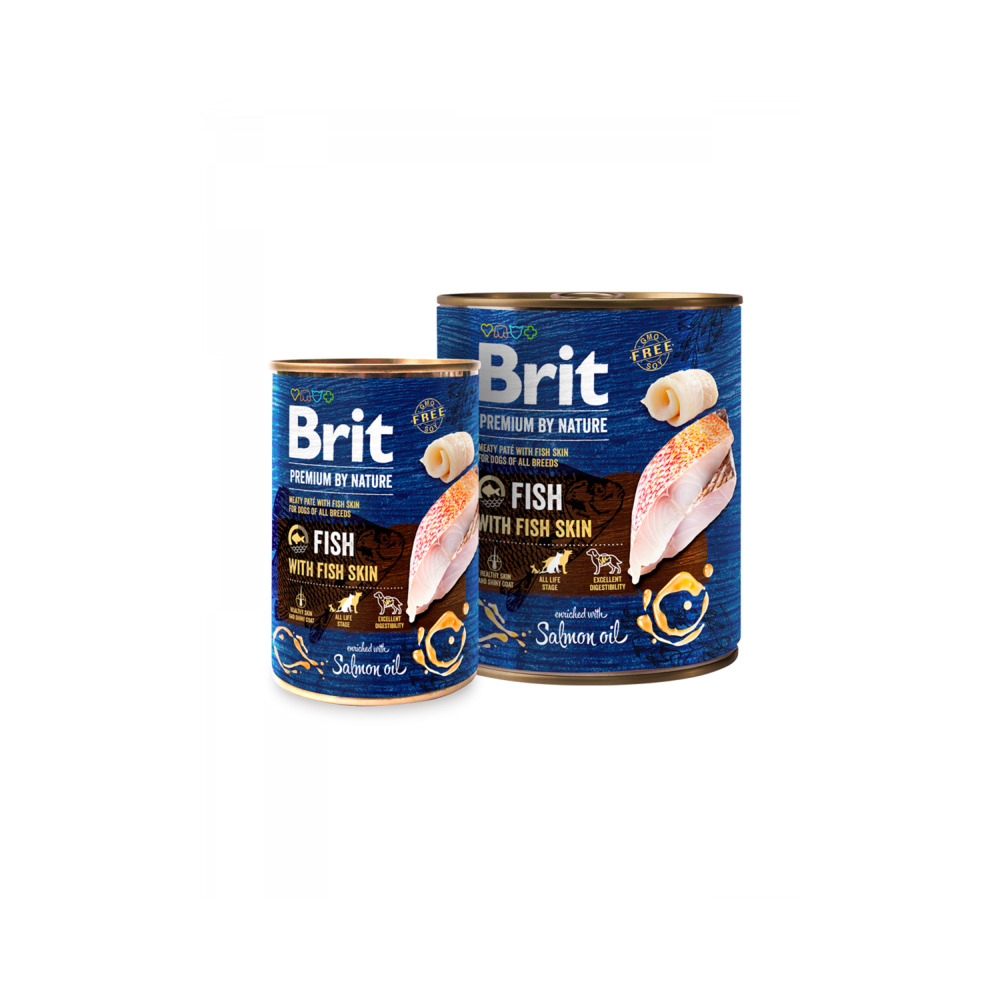 Brit Premium by Nature riba i riblja koža 400 g
