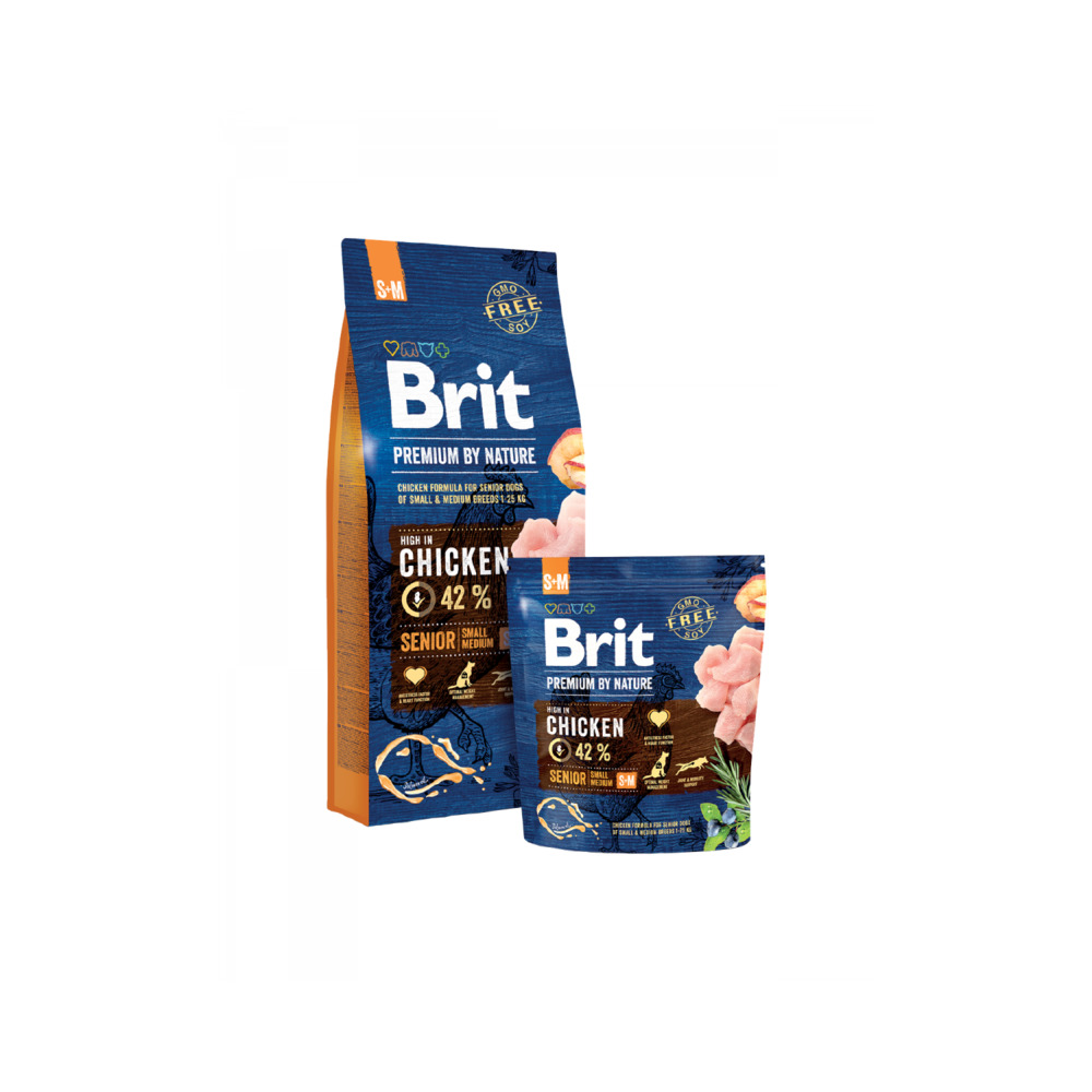 Brit Premium by Nature Senior S/M 15 kg