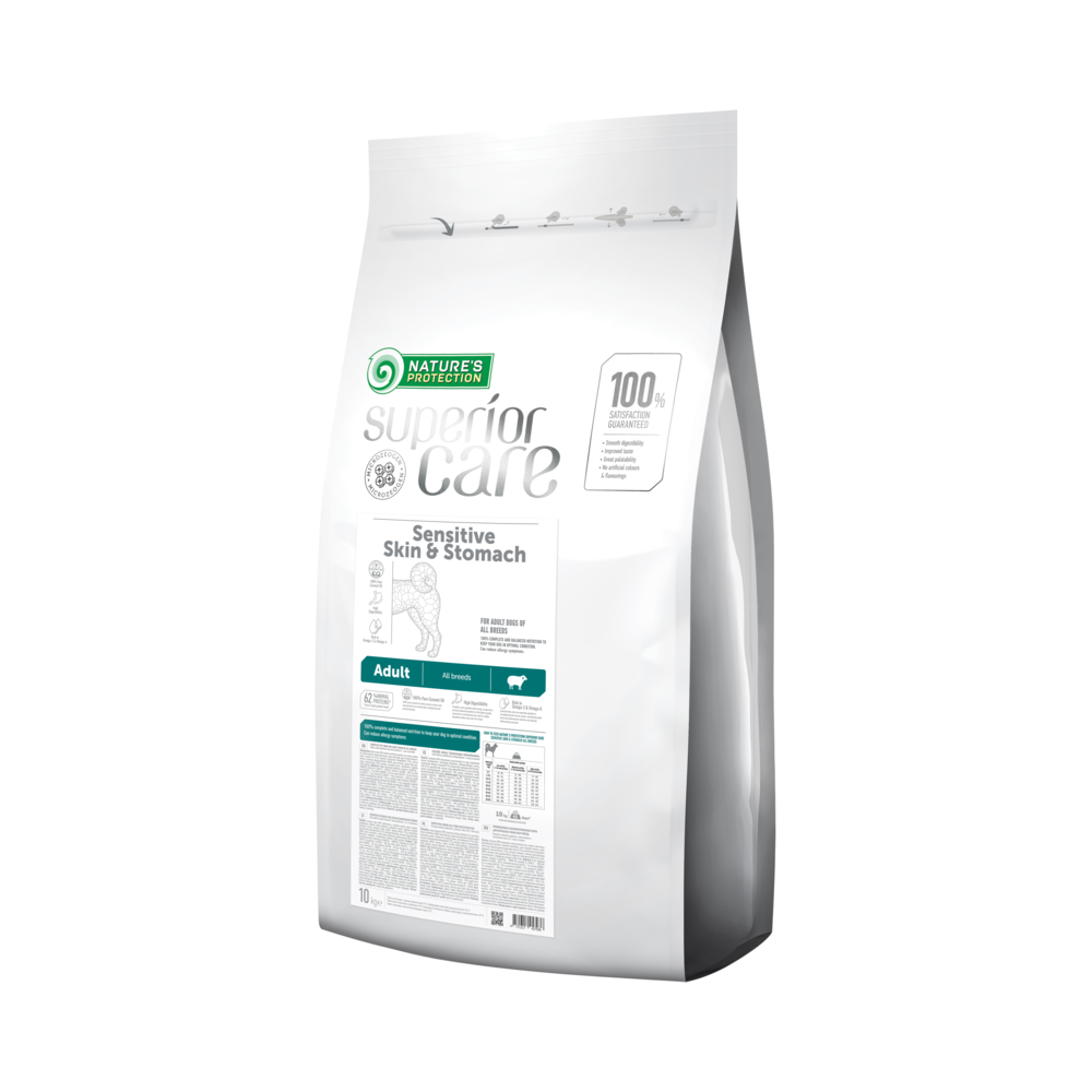 Nature's Protection SC Sensitive skin&stomach Lamb Adult 10 kg