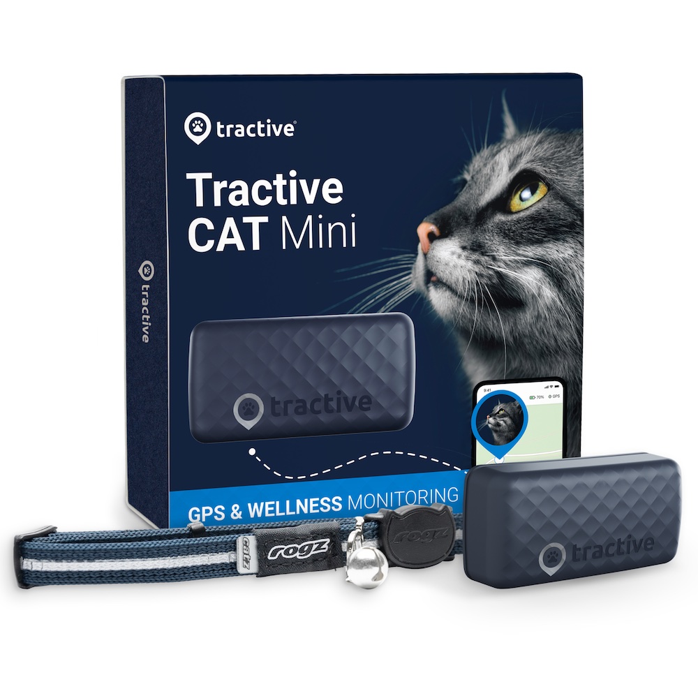 Tractive GPS Tracker CAT Mini-tamno plavi