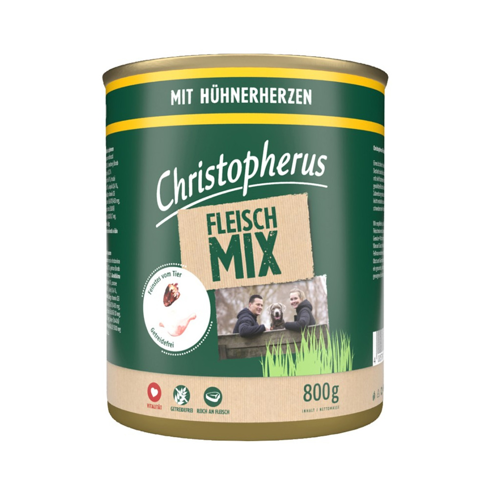 Christopherus Meat mix pileća srca 800 g