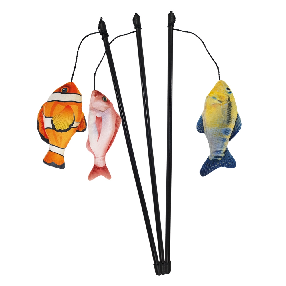 Nobby Igračka štap riba catnip 42cm