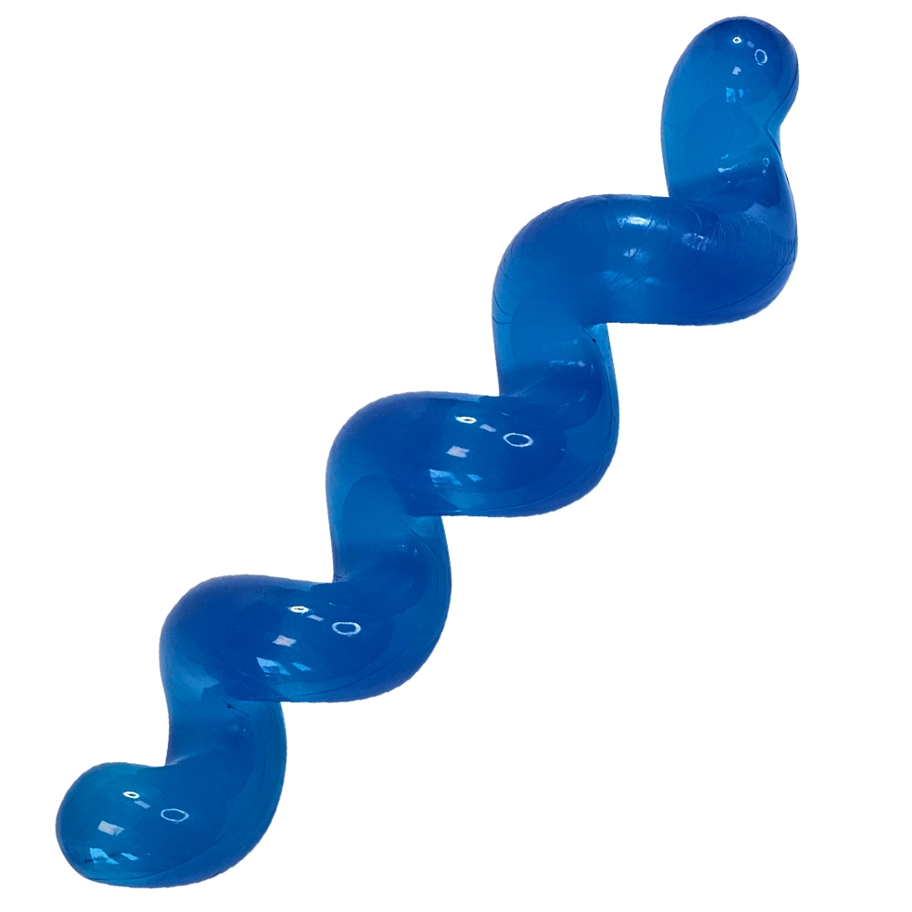 Nobby Igračka TPR spiralni stick plava 27cm