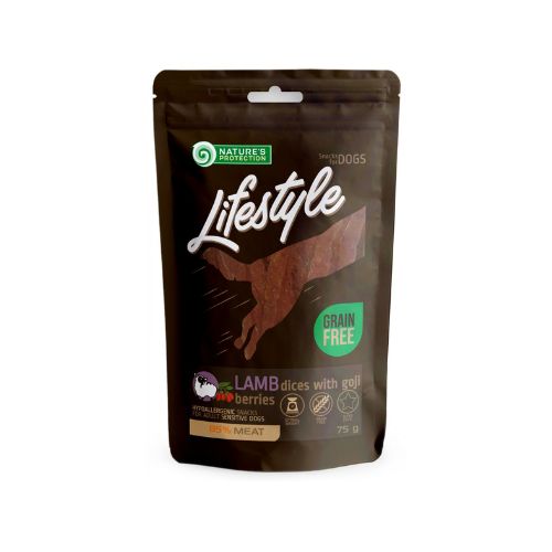 Nature's Protection poslastica janjetina i goji bobice 75 g