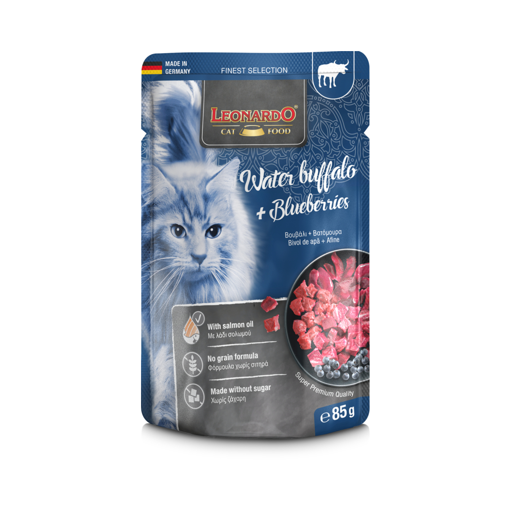 Leonardo Vodeni bivol+borovnica 85 g