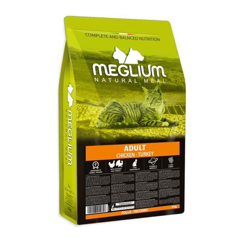 Meglium Cat Adult Piletina i puretina 10 kg